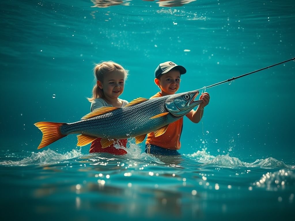 Pesca com Crianças
