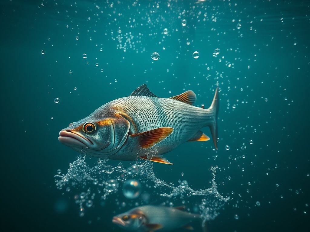 Pesca com linha de monofilamento